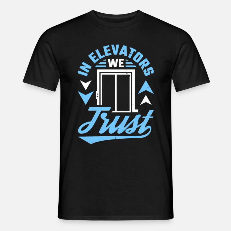 Elevator Elevator - Men's T-shirt - black