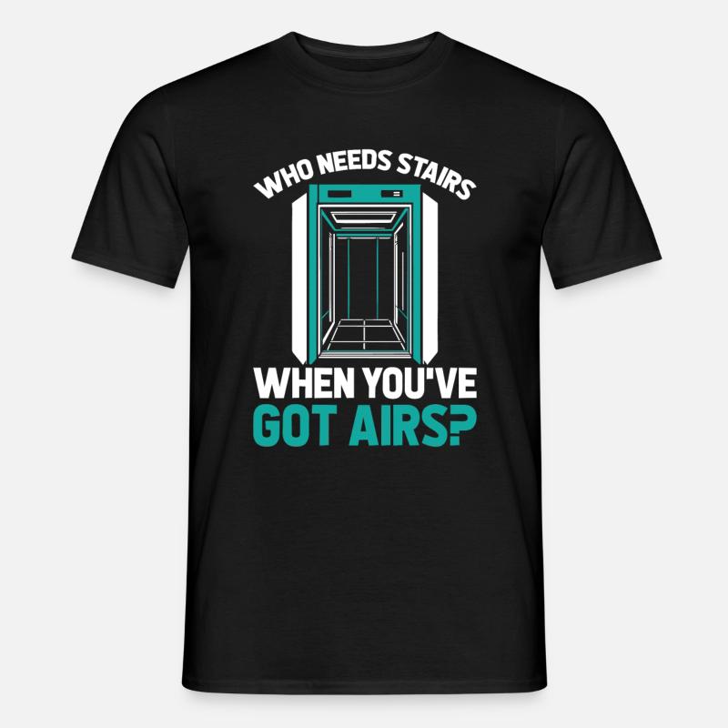 Elevator Elevator - Men's T-Shirt - black