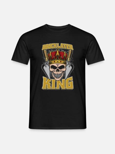 Maurer Bricklayer King - Men's T-Shirt - black
