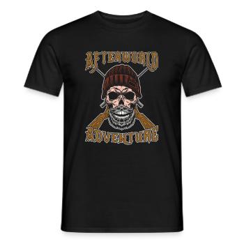 Chasse au canard Chasse au canard Aventure dans l’après-monde - T-shirt homme - noir - Devant - AI Model Male 178 light (178cm)