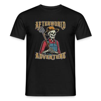 Farmer Farmer Afterworld Adventure - T-shirt homme - noir - Devant - AI Model Male 178 light (178cm)