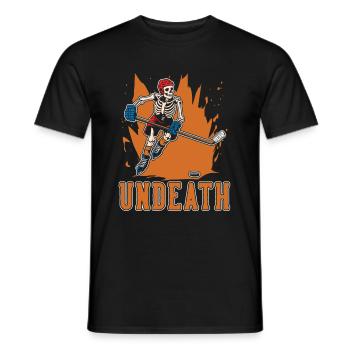 Hockey sur glace Undeath - T-shirt homme - noir - Devant - AI Model Male 178 light (178cm)