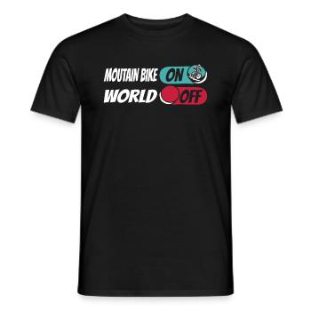 VTT VTT VTT - T-shirt homme - noir - Devant - AI Model Male 178 light (178cm)