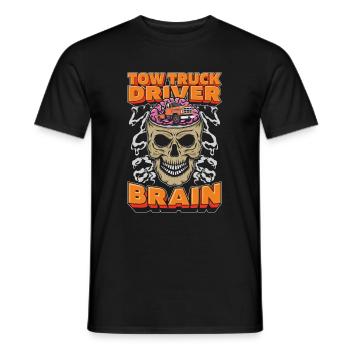 Abschleppdienst Abschlepper Schädel - Männer T-Shirt - Schwarz - Vorne - AI Model Male 178 light (178cm)