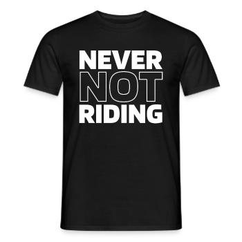 Motorrad Biker Motorbike - Männer T-Shirt - Schwarz - Vorne - AI Model Male 178 light (178cm)