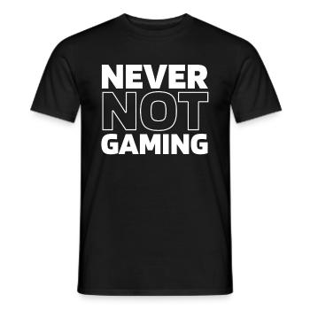 Jeux de joueurs - T-shirt homme - noir - Devant - AI Model Male 178 light (178cm)