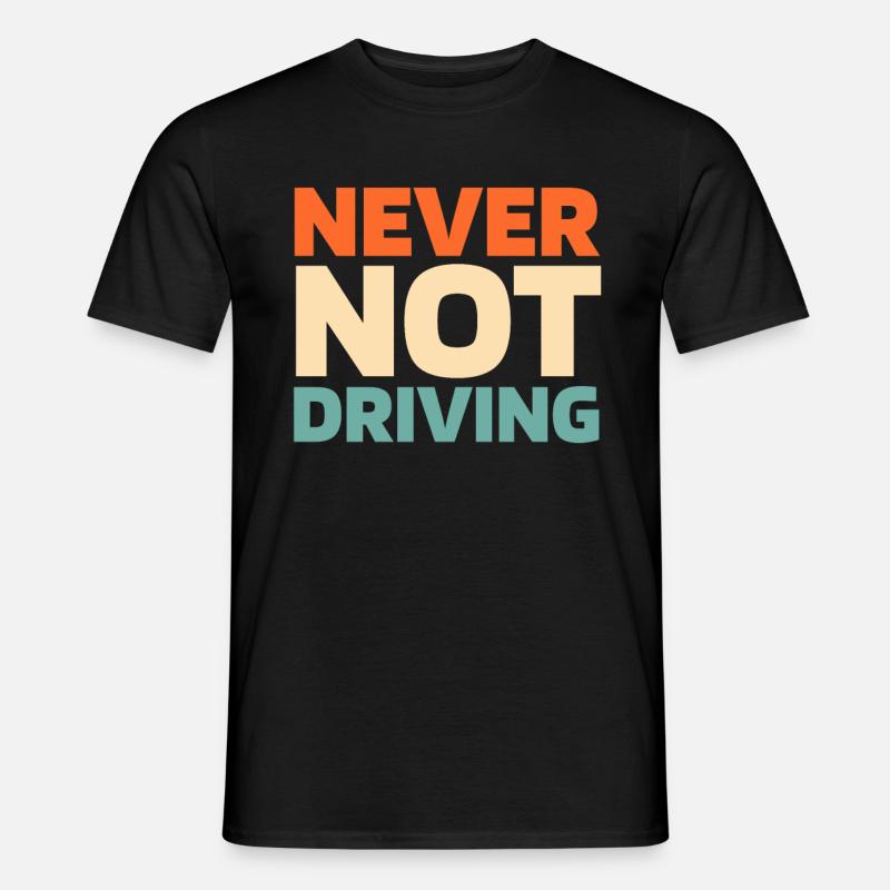 Lokführer Zugführer - Männer T-Shirt - Schwarz