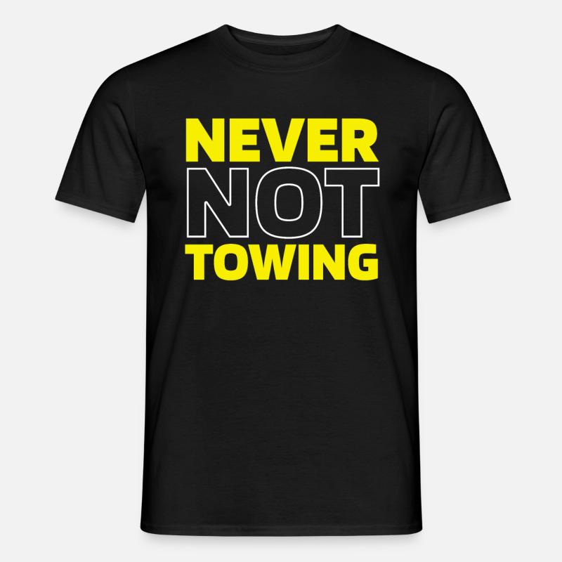 Abschleppdienst Abschlepper - Männer T-Shirt - Schwarz