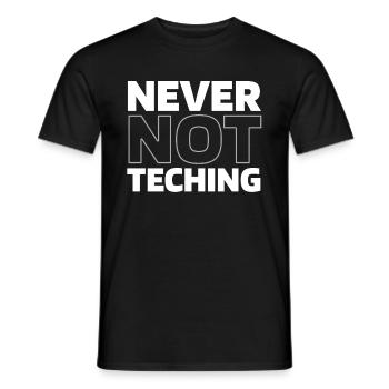 Enseignant Pédagogue - T-shirt homme - noir - Devant - AI Model Male 178 light (178cm)
