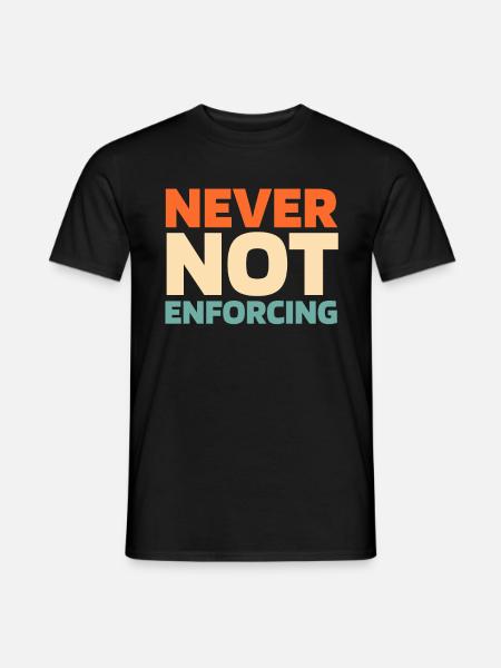 Policeman, Police - Men's T-Shirt - black
