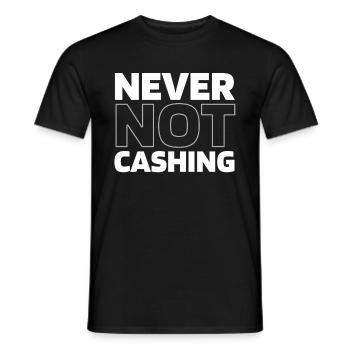 Poker - T-shirt homme - noir - Devant - AI Model Male 178 light (178cm)