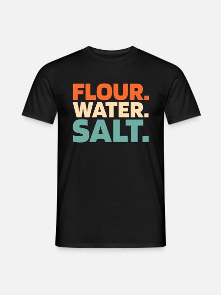 Sourdough bread - Men's T-Shirt - black