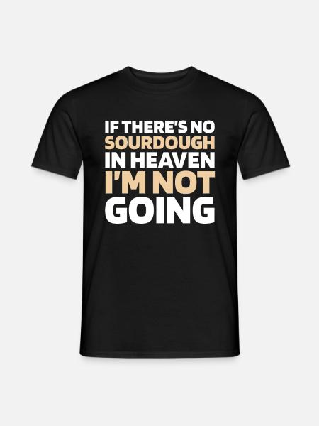 Sourdough bread - Men's T-Shirt - black