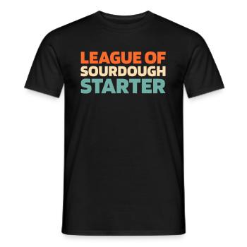 Sauerteig Brot - Männer T-Shirt - Schwarz - Vorne - AI Model Male 178 light (178cm)