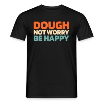 Sauerteig Brot - Männer T-Shirt - Schwarz - Vorne - AI Model Male 178 light (178cm)