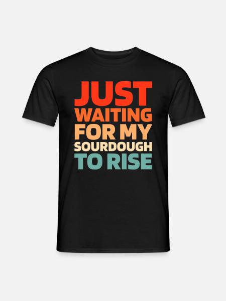 Sourdough bread - Men's T-Shirt - black