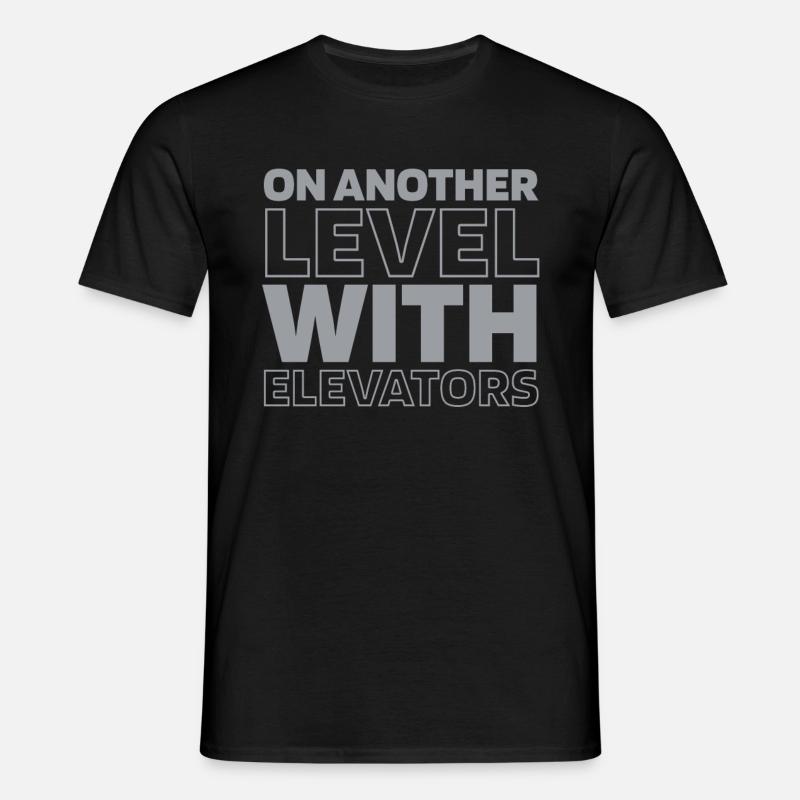 Elevator Elevator - Men's T-Shirt - black