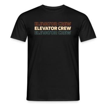 Elevator Elevator - Men's T-Shirt - black - Front - AI Model Male 178 light (178cm)