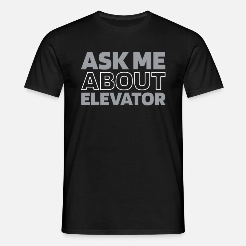 Elevator Elevator - Men's T-Shirt - black