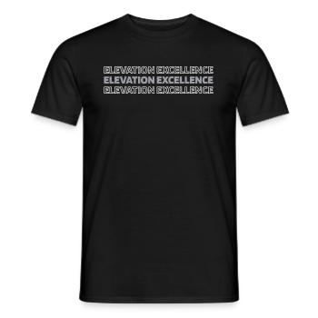 Elevator Elevator - Men's T-Shirt - black - Front - AI Model Male 178 light (178cm)