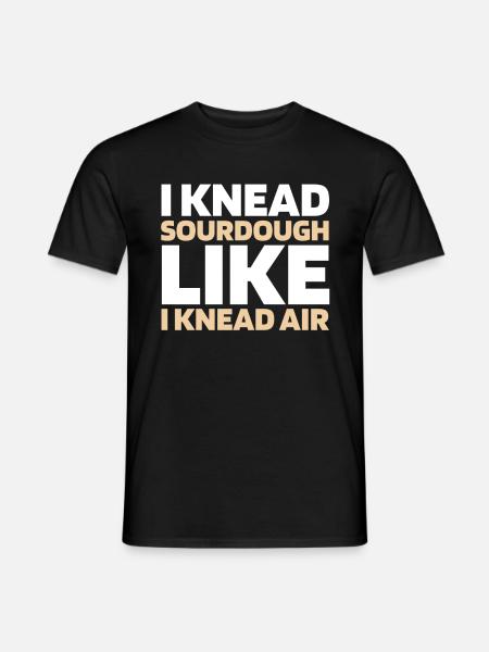 Sourdough bread - Men's T-Shirt - black