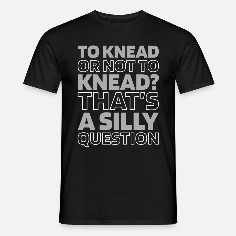 Sauerteig Brot - Männer T-Shirt - Schwarz