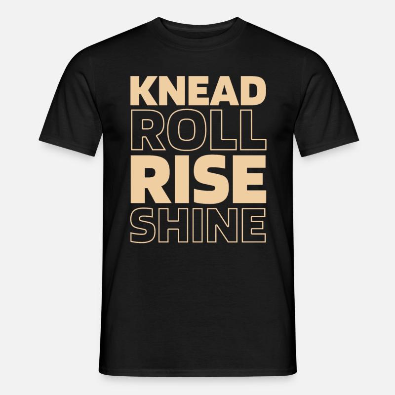 Sauerteig Brot - Männer T-Shirt - Schwarz