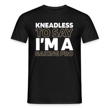 Sourdough bread - Men's T-Shirt - black - Front - AI Model Male 178 light (178cm)