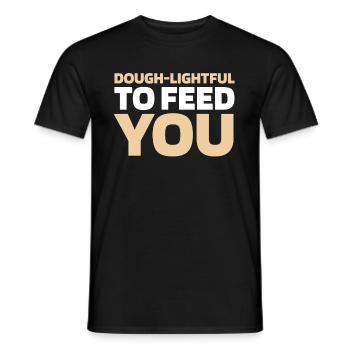 Sauerteig Brot - Männer T-Shirt - Schwarz - Vorne - AI Model Male 178 light (178cm)