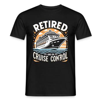 Retraite de Cruise - T-shirt homme - noir - Devant - AI Model Male 178 light (178cm)