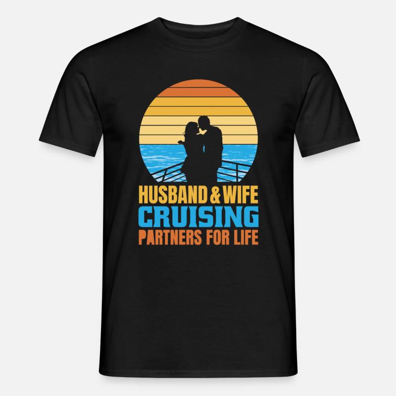 Kreuzfahrt - Männer T-Shirt - Schwarz