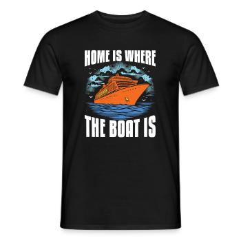 Croisière - T-shirt homme - noir - Devant - AI Model Male 178 light (178cm)