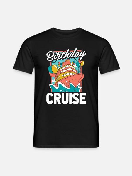 Kreuzfahrt Birthday Cruise - Men's T-Shirt - black