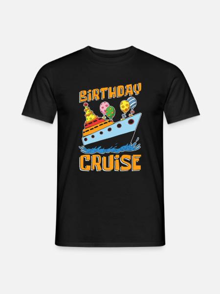 Kreuzfahrt Birthday Cruise - Men's T-Shirt - black