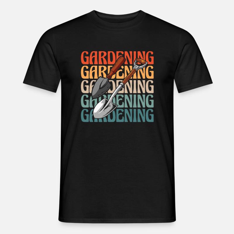 Hobbygärtner Garten - Männer T-Shirt - Schwarz