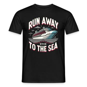 Croisière - T-shirt homme - noir - Devant - AI Model Male 178 light (178cm)