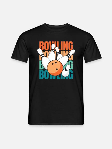 Bowling Bowlen Bowler - Men's T-Shirt - black