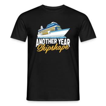 Kreuzfahrt Birthday Cruise - Männer T-Shirt - Schwarz - Vorne - AI Model Male 178 light (178cm)