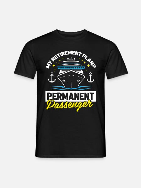 Retraite de Cruise - T-shirt homme - noir