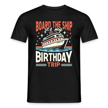 Croisière - T-shirt homme - noir - Devant - AI Model Male 178 light (178cm)