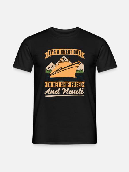 Kreuzfahrt - Männer T-Shirt - Schwarz
