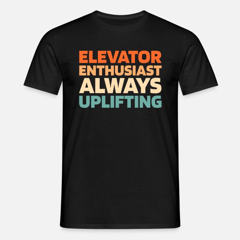 Elevator Elevator - Men's T-Shirt - black