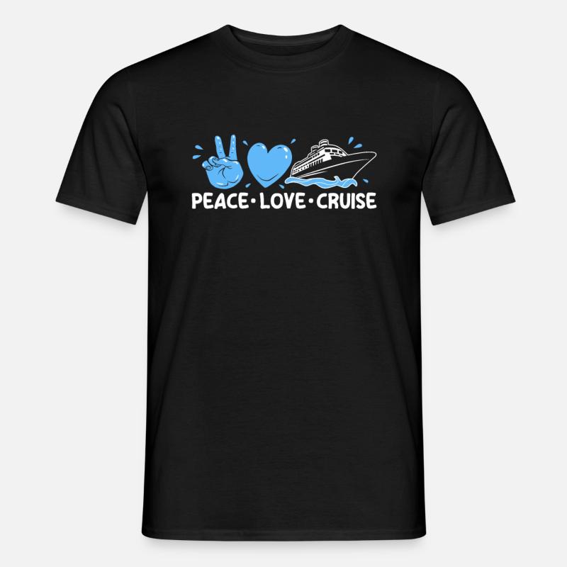 Kreuzfahrt - Männer T-Shirt - Schwarz