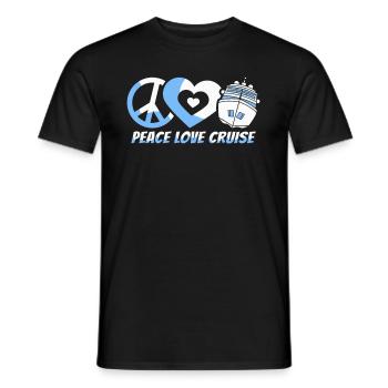 Croisière - T-shirt homme - noir - Devant - AI Model Male 178 light (178cm)