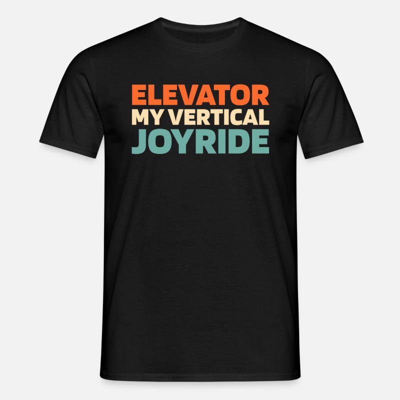 Elevator Elevator - Men's T-Shirt - black