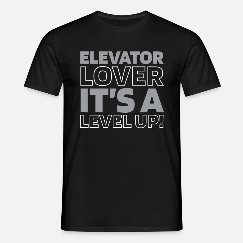 Elevator Elevator - Men's T-Shirt - black