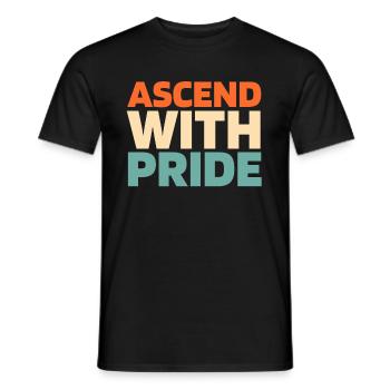 Elevator Elevator - Men's T-Shirt - black - Front - AI Model Male 178 light (178cm)