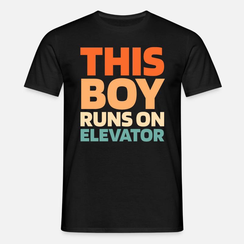 Elevator Elevator - Men's T-Shirt - black