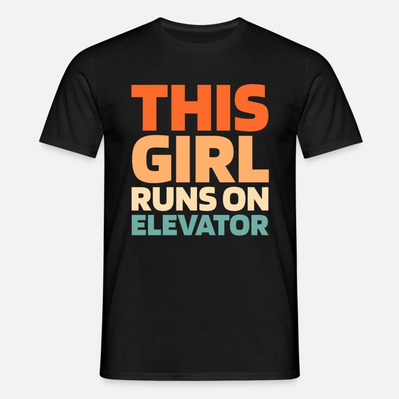 Elevator Elevator - Men's T-Shirt - black