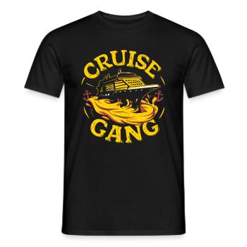Croisière - T-shirt homme - noir - Devant - AI Model Male 178 light (178cm)